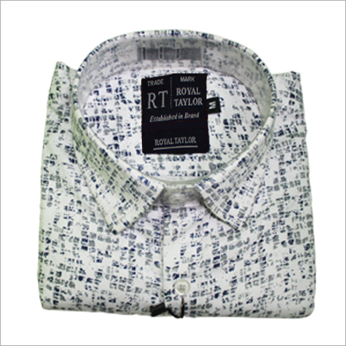 Mens Printed Formal Shirt