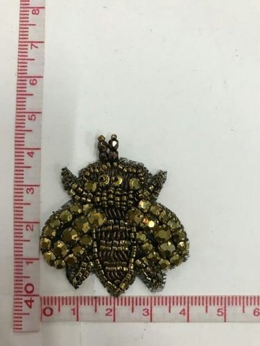 Sewing Hand Made Stone Badge