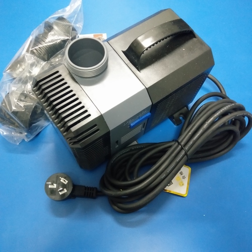 Submersible Pump - Metal and Plastic, 100 Watts Power, 12000 LPH Flow Rate, Indoor and Outdoor Fountain Use, Cascade and Music Fountain Compatible, Black Color