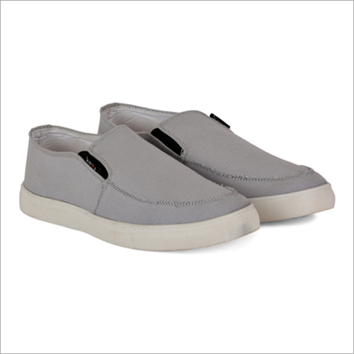 Grey Mens Slip On Sneaker