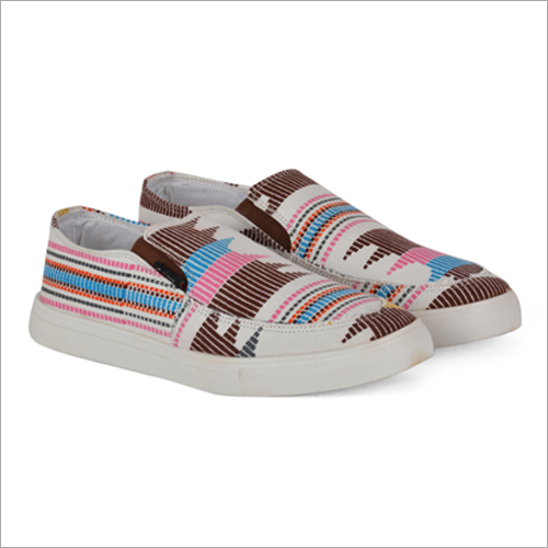 Mens Printed Canvas Shoe