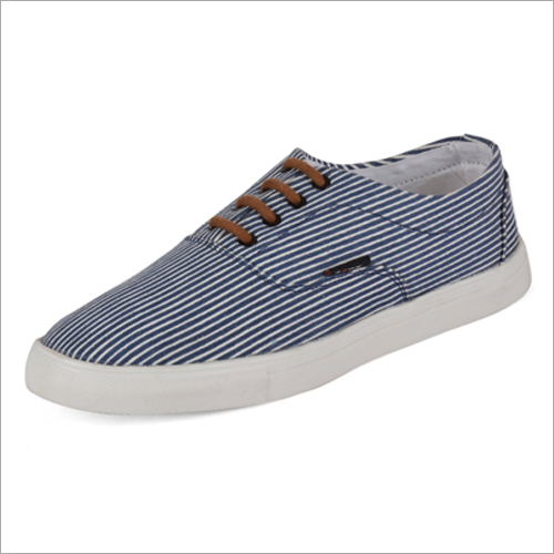 Mens Designer Flat Canvas Shoe