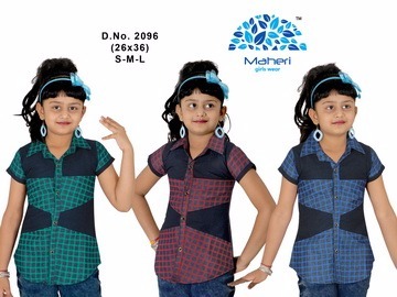 Girls Shirt Age Group: 4-15 Years