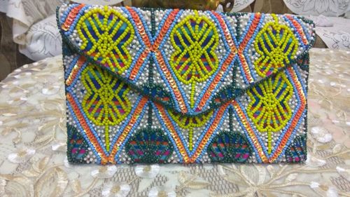 Multicolor Antique Beaded Bag