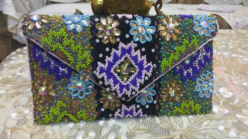 Multicolor Beeded Fashion Bags