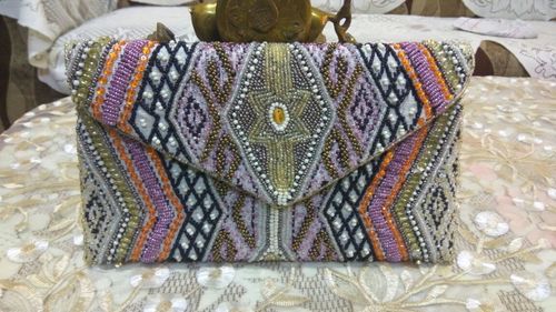 Multicolor Fashion Beaded Bag