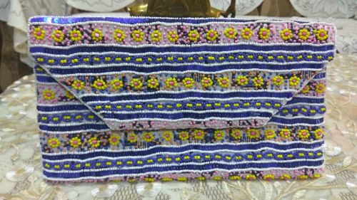 Multicolor Beaded Bag