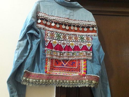 boho denim jacket