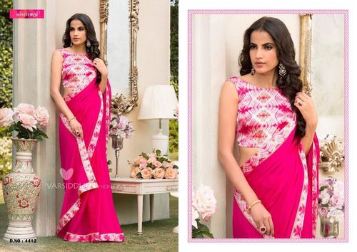 Georgette Fancy Causal Saree