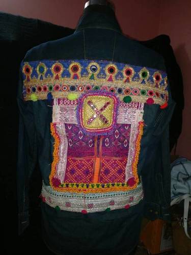 Tribal Boho Banjara Denim Jacket