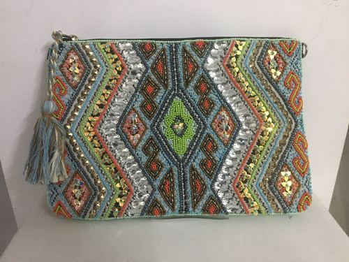 Multicolor Beaded Clutch Purses