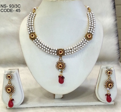 Copper Alloy Necklace Set