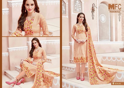 UNSTITCHED COTTON PRINTED SALWAR SUITS