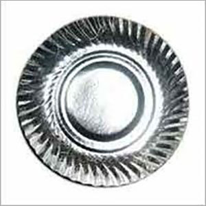 Silver Foil Paper Plate