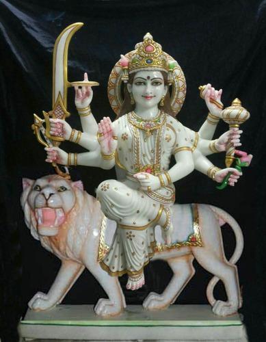 Marble Durga Maa Statue