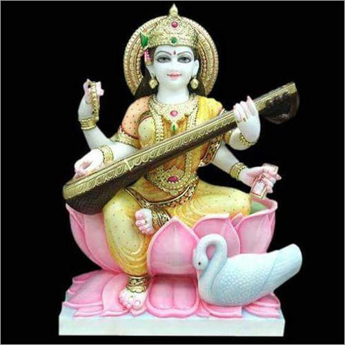 Marble Saraswati Statue