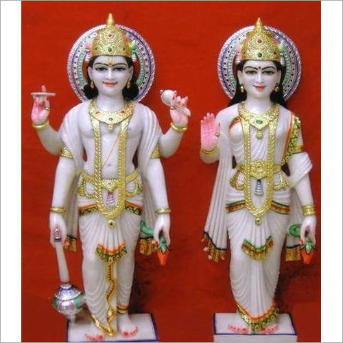 Laxmi Narayan Marble Statue