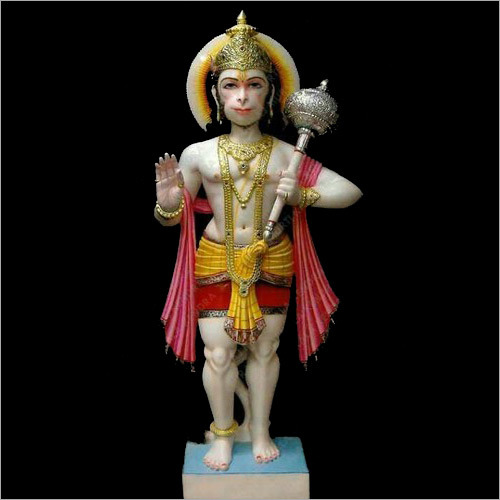 Marble Bajrangbali Statue