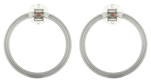 Round Clear Towel Ring