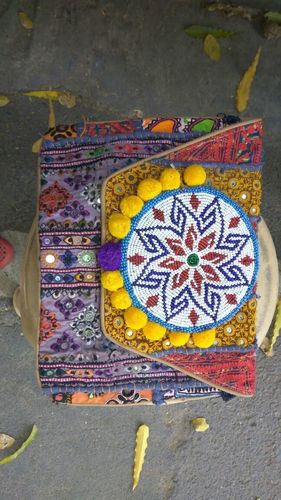 Multicolor Banjara Bag With Bead Work