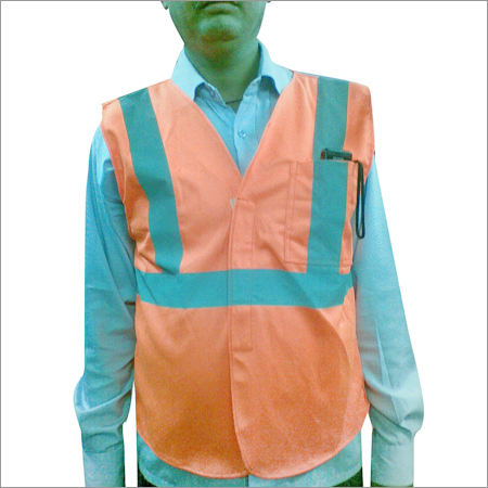 Safety Vest Cotton Blue Sea