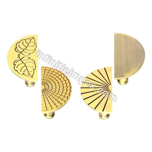 Moon Type Brass Door Pull Handle Diameter: 153 Millimeter (Mm)