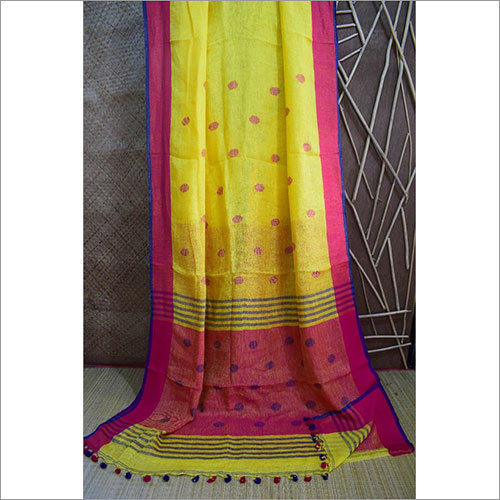 Linen Saree