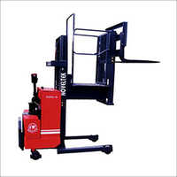 Powered Order Picker Stacker - 1000kg Lift Capacity | Ergonomic Design, Compact Size For Narrow Aisles, Versatile Dual Functionality