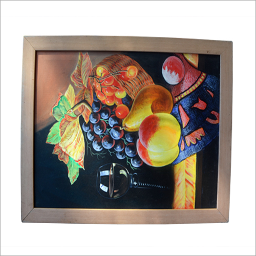 Wooden Wall Photo Frame - Wood Material, Square Shape, 4-6mm Thickness | Brown Coating, Wall Mounting, Indian Style