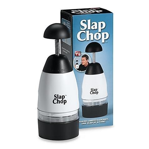 Slap Chop - Durable Plastic Base, Compact Size for Easy Use - Effortlessly Chops Fruits, Vegetables, Nuts, and More