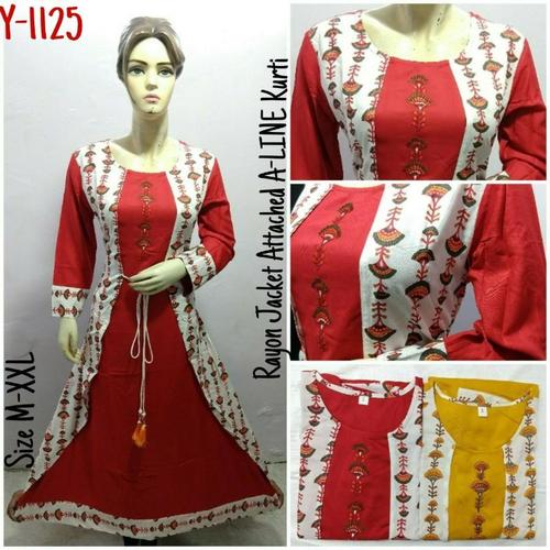 Rayon Jacket Kurti