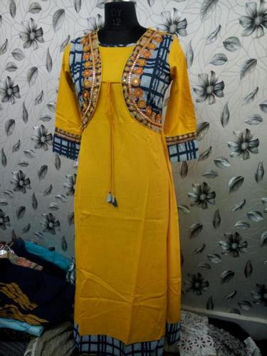 Rayon Slub Kurti