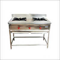 Two Burner Range - Stainless Steel | Heavy Duty Frame, Gas Powered, Fuel-efficient Performance, Easy Installation, Convenient Cleaning