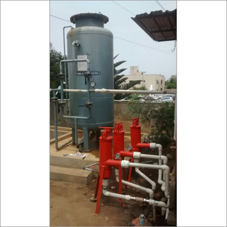 Vessels Multimedia Filter - Epoxy & Steel, Variable Dimensions, Gray | High Pressure, Reliable, SPM Removal, Seawater & Wastewater Treatment