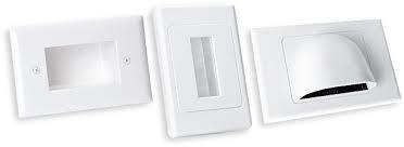 White Wall Entry Plate
