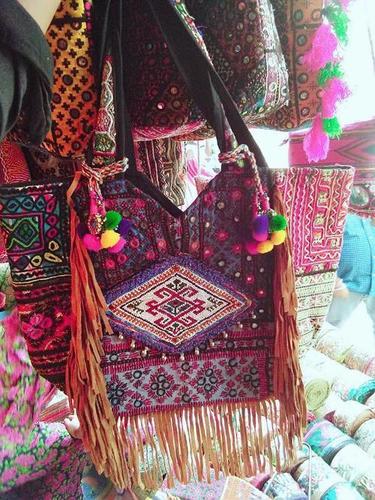 Multi Banjara Style Tote Bag