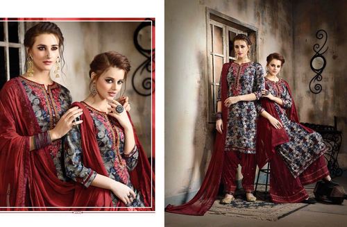 Cotton Designer Patiyala Salwar Suit