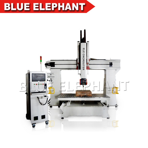5 Axis CNC Router Low Price China Blue Elephant