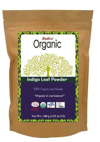 Indigo Leaf Powder - Pure Natural Indigo for Hair Coloring Deepen Color Boost Shine Promote Growth Anti-Hair Fall