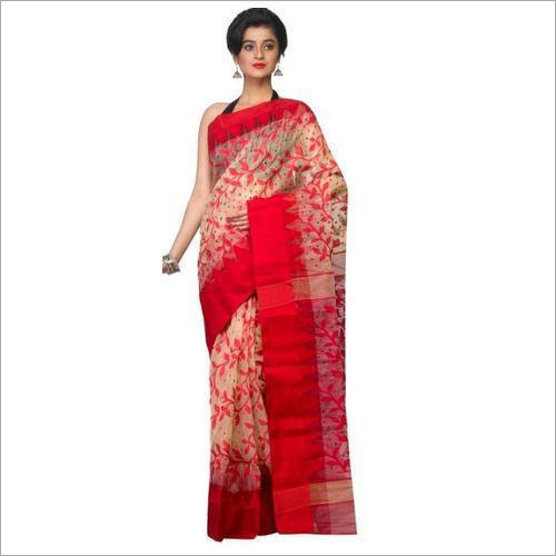 Ikkat Jamdani Saree
