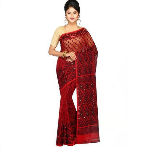 Ladies Women Dhakai Jamdani Saree