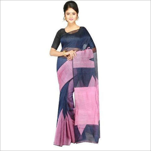Womens Linen Saree