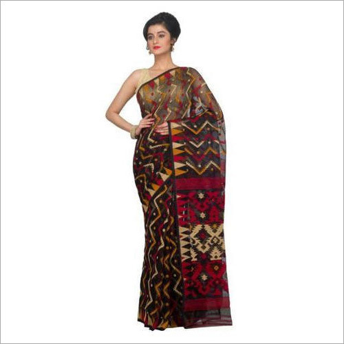 Cotton Dhakai Saree
