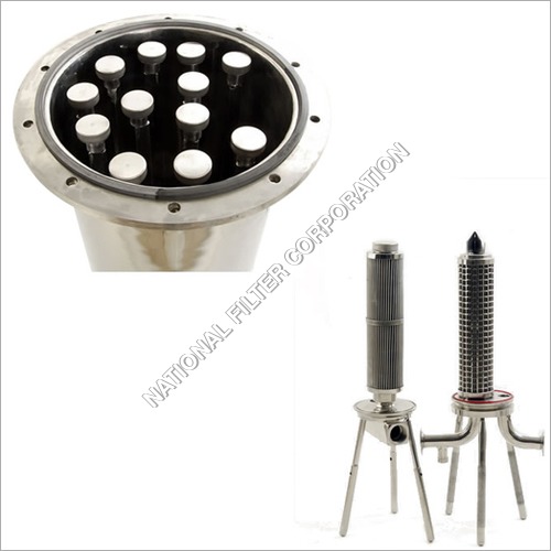 Stainless steel filter cartridge housing