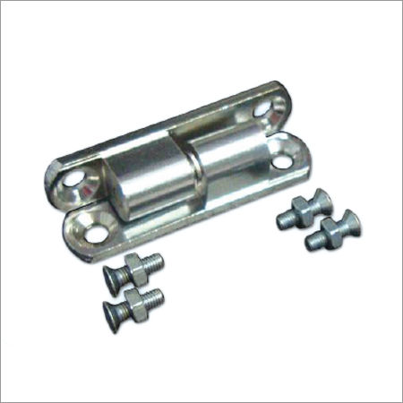 Silver 180 Degree Male Female Hinge