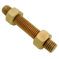 Fully Threaded Bars - Mild Carbon & High Carbon Steel, 1 - 1/2 Inch Width, 1500 Mm Length, Moisture & Damage Resistant