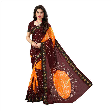 Ladies Assam Bandhani Sarees