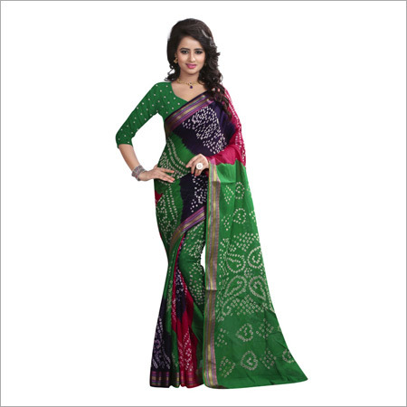 Ladies Casual Bandhani Sarees