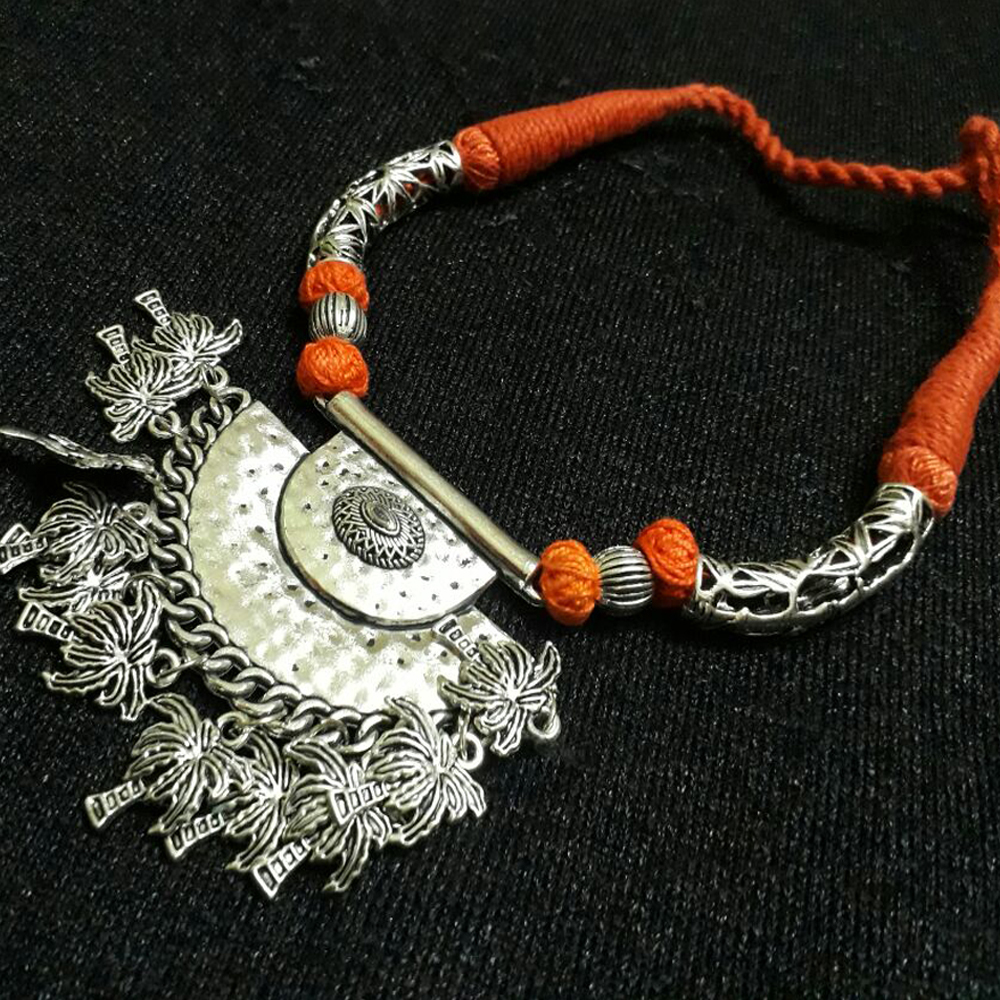 Antique Fan Necklace