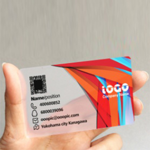 Transparent Visiting Card